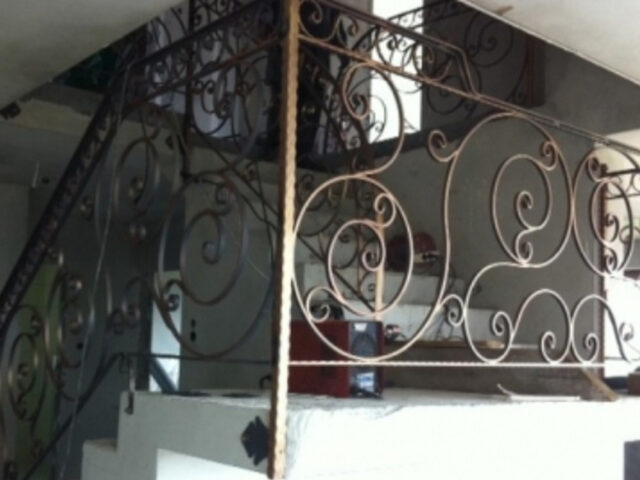 Pozłacana balustrada wewnętrzna BKW 017