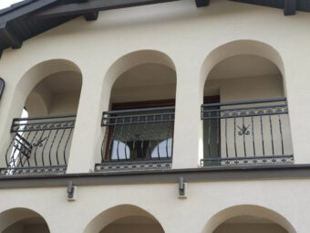 Balustrada kuta zewnętrzna zdobiona BKZ 064