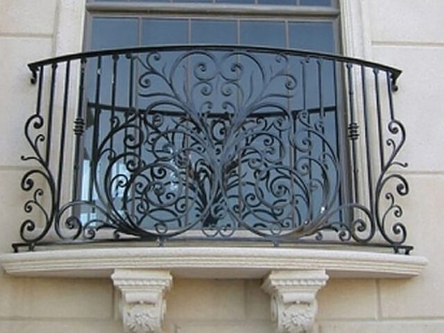 Balustrada zewnętrzna glamour BKZ 049