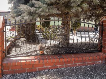 Ogrodzenie kute ozdobne OK 046