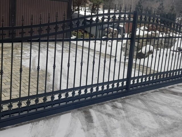 Przesuwna brama wjazdowa ogrodzeniowa kuta BP 023