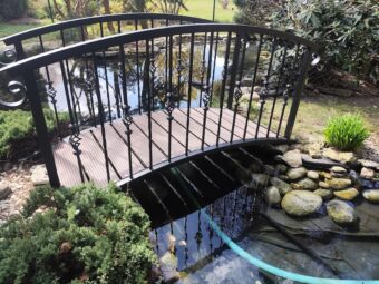 Mostek ogrodowy metalowy kuty KA 2