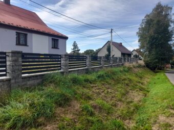 Brama ogrodzeniowa, wjazdowa, uchylna, nowoczesna BU 097