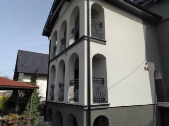 Balustrada kuta zewnętrzna zdobiona BKZ 064