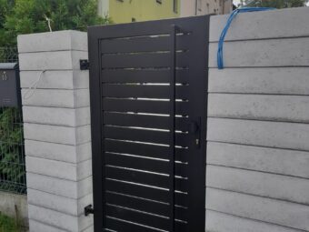 Brama ogrodzeniowa, wjazdowa, uchylna, nowoczesna BU 094