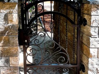 Ogrodzenie kute zdobione OK 043