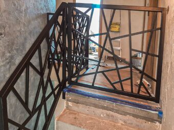 Wewnętrzna balustrada metalowa BKW 043