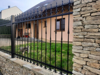 Ogrodzenie kute zdobione OK 054