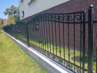 Ogrodzenie kute zdobione OK 058
